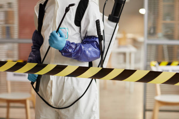 Professional Biohazard technician working in Manchester, IA